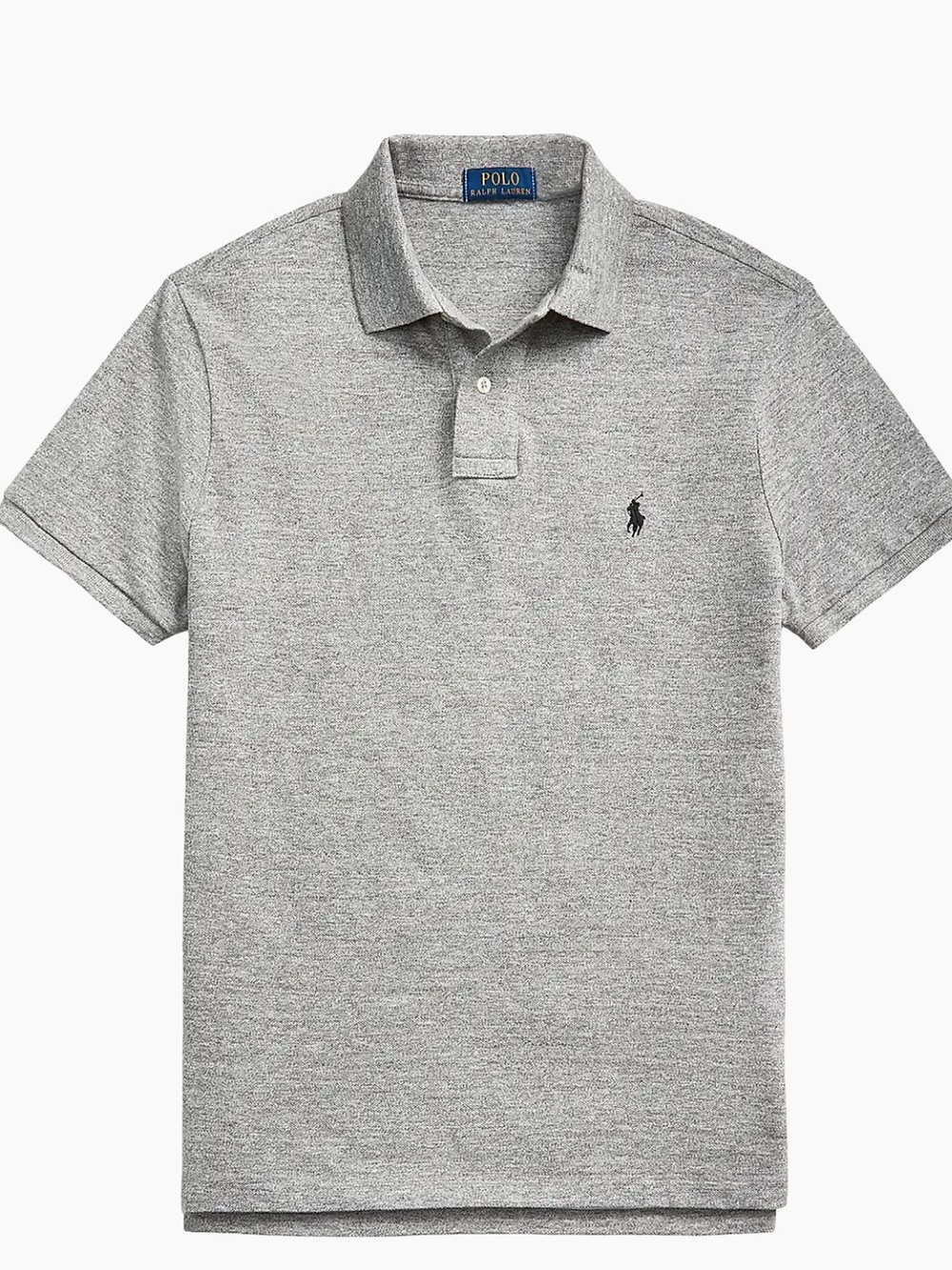 Polo by Ralph Lauren Men's Heather Gray Short-Sleeve Polo
